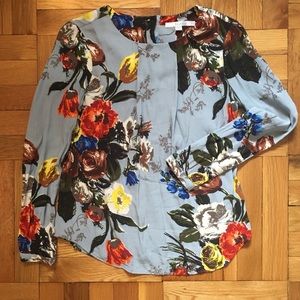 Boden Elegant Floral Blouse